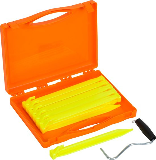 Vango Bolt Peg Set Haringen (12x) - Oranje