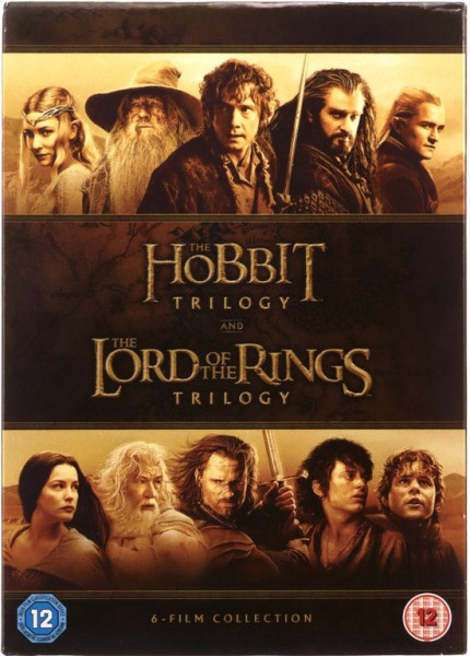 Hobbit/lord Of The Rings Trilogy DVD Import Niet Nederlands Ondertiteld.