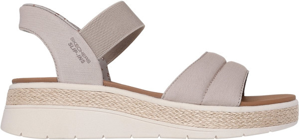 Skechers Slip-ins Bobs - maat 39 - Sun Ray - Dames Sandalen - Taupe