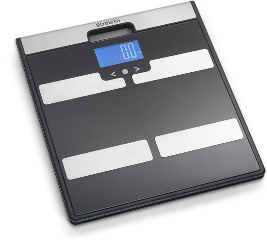 Brabantia Personenweegschaal - Body Analysis - Zwart