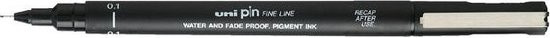 Permanente markeerstift Uni-Ball 0,1 mm Zwart (12 Stuks)