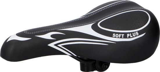 Dunlop Mountainbike Zadel - Fietszadel - MTB Zadel van Kunstleer - Incl. Zadelstrop - Foam Vulling -