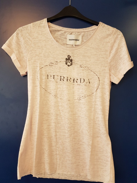 T-shirt dames roze - purrrda - mt S