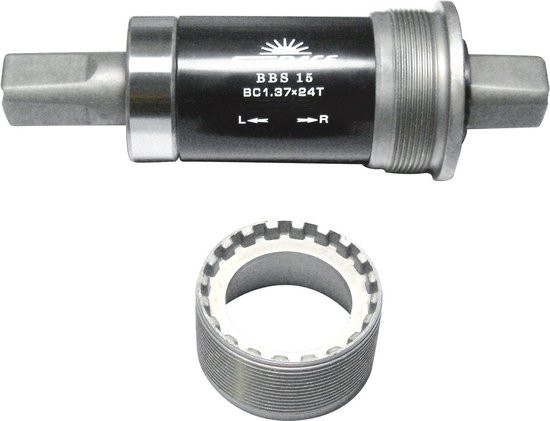 Sunrace Trapas Spieloos Bsa 127 Mm Zilver/zwart