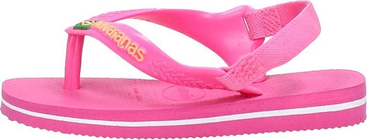 Havaianas Baby Brasil Logo II Meisjes Slippers - Pink Flux Maat 21 | DGM Outlet