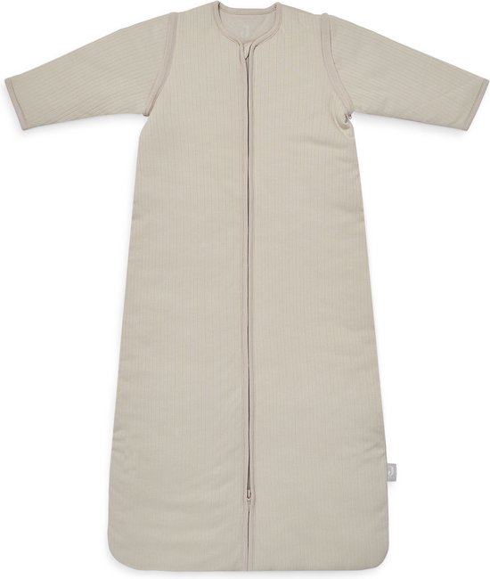 Jollein Baby Winterslaapzak Met Afritsbare Mouw 110cm Basic Stipe - Nougat
