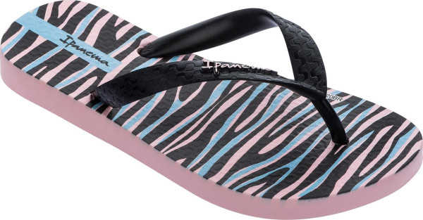 Ipanema Slippers - Maat 29/30 - Meisjes - zwart - roze - lichtblauw