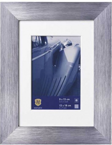 Henzo LUZERN aluminium - Fotolijst - 13 x 18 cm - Fotoformaat 13 x 18 / 9 x 13 cm - Donker Grijs