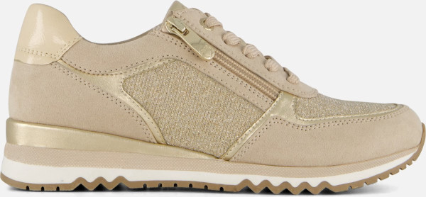 Marco Tozzi - maat 40 - Sneakers beige Textiel - Dames