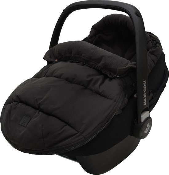 Jollein Baby Voetenzak Groep 0+ 3/5 punts - Puffed Zwart