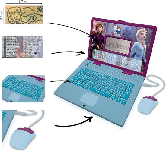 Laptop computer Lexibook - Frans - Nederlands - Frozen