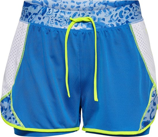 Only Play Angilia LIFE AOP TRAINING SHORTS - Blauw - Maat S