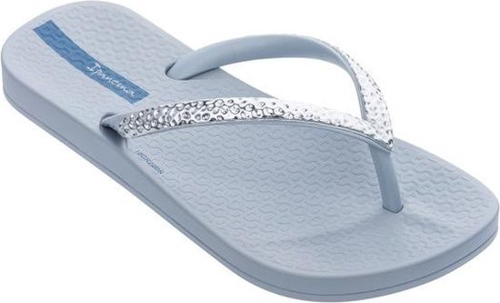 Ipanema teenslippers Anatomic Mesh Kids blue silver Maat 25/26