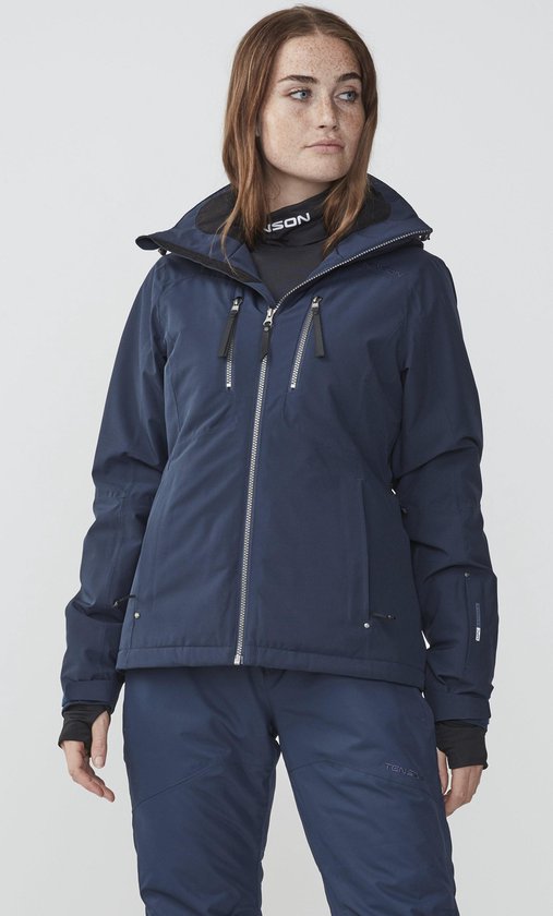 petticoat boog warmte Tenson Ellie Dames Ski jas - Maat 42 - Donker Blauw | DGM Outlet