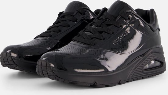 Skechers Uno - mt 40 - Shiny One Dames Sneakers - Zwart