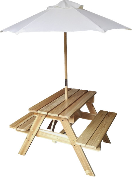 Wakefield Picknicktafel Kids Behandeld Hout 75x85 cm: Klein plezier in de tuin