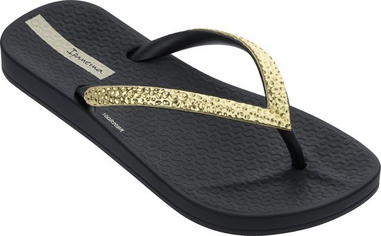 Ipanema - Maat 28/29 - Anatomic Mesh Kids Meisjes Slippers - Black/Gold