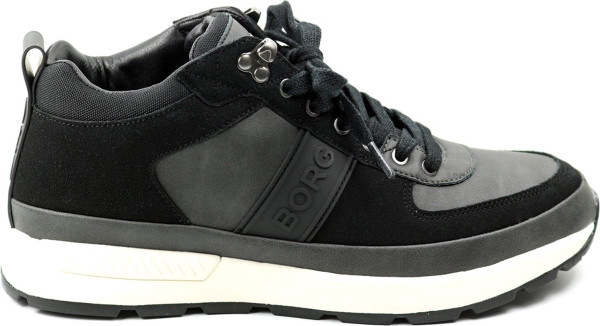 Björn borg - maat 45- H100 Mid Cas M zwart sneakers heren