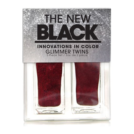 The New Black Glimmer Twins - Crimson - Nagellak
