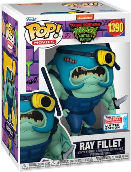Funko POP! #1390 Ray Fillet Teenage Mutant Ninja Turtles Mutant Mayhem - NYCC 2023 Exclusive LE