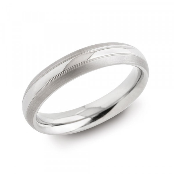 Boccia Titanium 0131-01 Ring - Titanium - Zilverkleurig - Maat 18.75