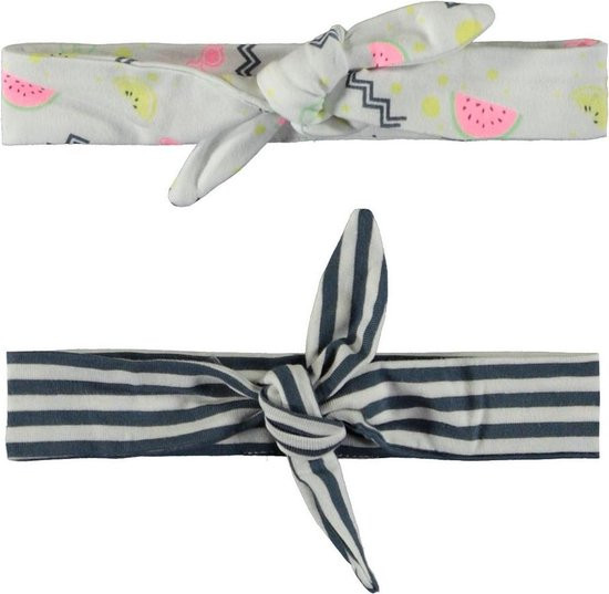 Bampidano Meisjes haarband met allover print - allover - Maat One Size