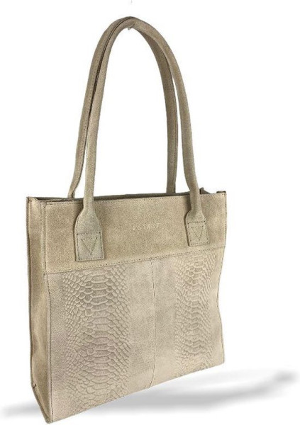 DSTRCT Portland Road Leren Shopper M - Beige