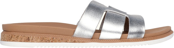 Skechers Desert Kiss Low - maat 40 - Peak Look - Dames Slippers - Zilver