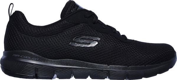 Skechers Flex Appeal 3.0 - maat 38 - First Insight Dames Sneakers - Black/Black