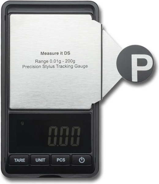 Pro-Ject Measure it DS – Naalddrukmeter – Naalddrukweger – Voor elke platenspeler - Zwart (per stuk