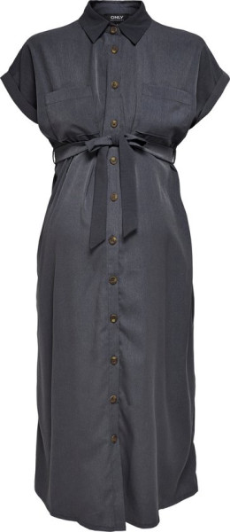 ONLY - Maat S - MATERNITY OLMHANNOVER S/S SHIRT DRESS WVN Dames Jurk