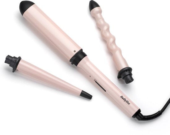 BaByliss Curl and Wave Trio MS750E Multistyler - krultang - 3 accessoires