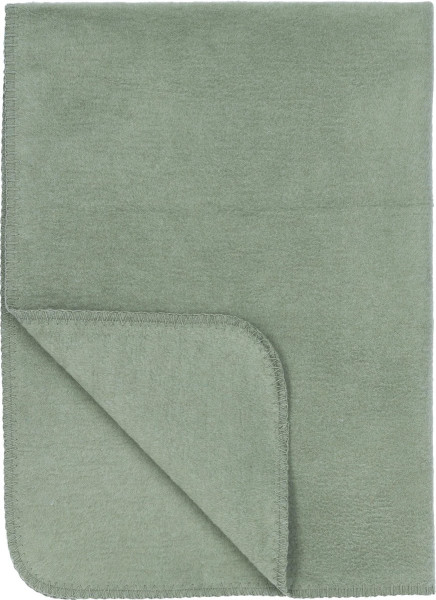 Meyco Uni ledikant deken - Forest Green - 100x150cm