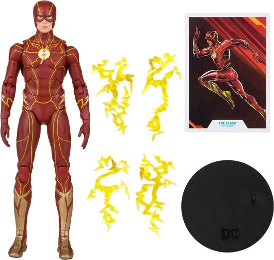 DC The Flash Movie Action Figure The Flash (Speed Force Variant) (Gold Label) 18 cm