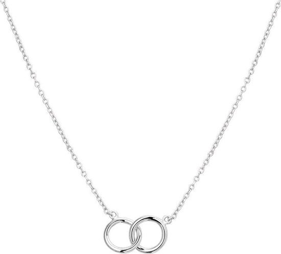 The Jewelry Collection - Ketting Rondjes 1,2 mm 40 + 4 cm - Zilver