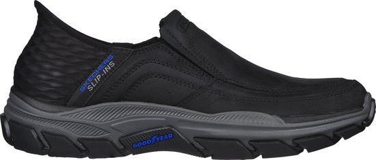 Skechers -maat 45.5- Slip-ins Slip-ins Respected - Elgin - Heren Instappers - Zwart