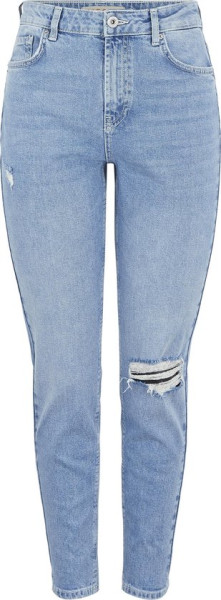Pieces - Maat M - PCLEAH MOM HW ANK DEST LB110-BA/CP BC Dames Jeans