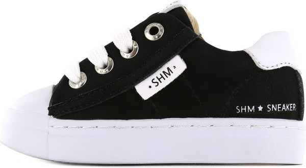 Shoesme | Maat 22 | Sneakers | Jongens | Black | Leer
