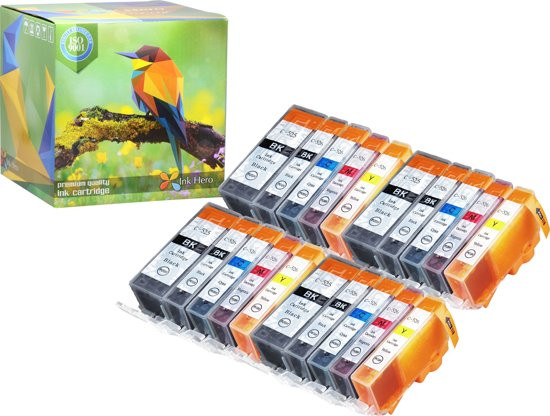 Ink Hero - 20 Pack - Inktcartridge / Alternatief voor de Canon CLI-526, PGI-525, PIXMA iP4850, iP495
