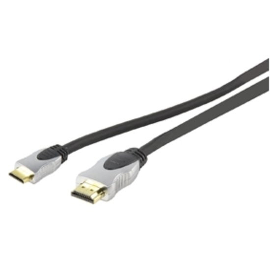 HQ - 1.3 High Speed HDMI naar HDMI Mini kabel - 2.5 m - Zwart