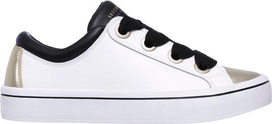 Skechers Hi-Lite White Gold Sneakers Dames - White Black Gold - Maat 36