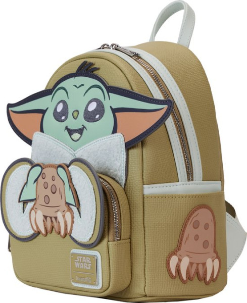 Loungefly: Star Wars - Mandalorian - Grogu and Crabbies Mini Backpack