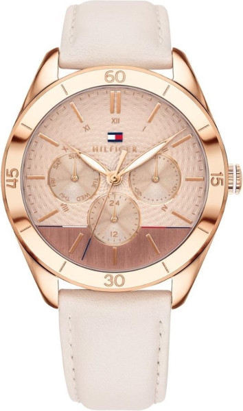 Tommy Hilfiger Gracie dms multi roseg lr/wit dames horloge