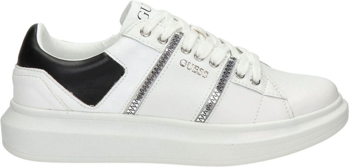 Kampioenschap naaien toevoegen GUESS - Maat 40 - Salerno II Heren Sneakers - Wit | DGM Outlet