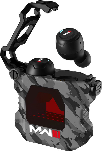 Call of Duty - TWS earbuds - metalen oplaadcase met led lights - touch control - IPX4 - microfoon (g