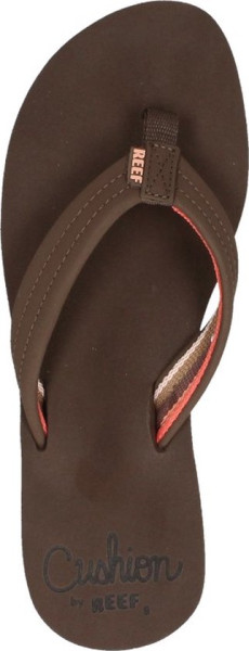 Reef - 38.5 - Cushion Breeze Teenslippers - donkerbruin - Maat 38.5