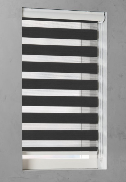 Pure Living - Duo Rolgordijn Lichtdoorlatend Black - 100x175 cm