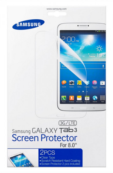 Samsung Screenprotector Tab3 8.0 - Clear