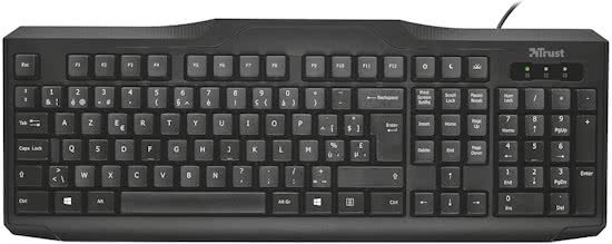 Trust Classicline - Toetsenbord & Muis - Zwart - AZERTY