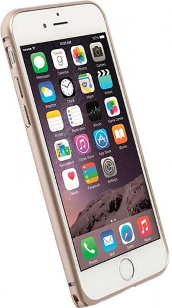 Krusell Sala Aluminium Krusell Sala Aluminium bumpercase - Apple iPhone 6 Plus - Goud- Apple iPhone